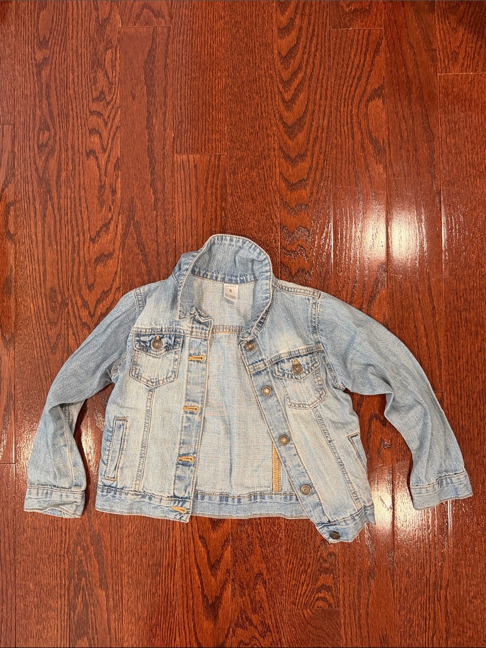 Carter's Light Wash Denim Jean Jacket for Kids